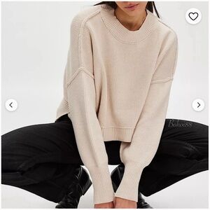 Free People Easy Street Cropped Sweater